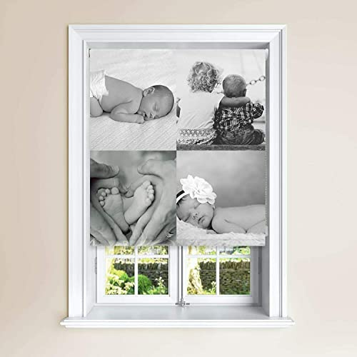 Lister Cartwright Personalised Blackout Roller Blinds Made to Measure Printed 2, 3, 4, 6, 9 or 12 images Easy Fit Child Safety Fixing Inc Made To Measure upto 150 cm Width & 140 cm Drop