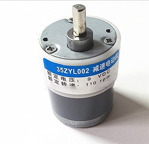 GTPBAO Energiewissenschaft 3 5ZYC-01 35ZYL002 530 Getriebemotor, 9V 110RPM, Währungsdose Motor-Projekte (Size : D Shaft)