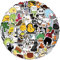Bric Dodo 50 Stück Cartoons Tiere Aufkleber Auto Laptop Telefon Gitarre Skateboard Motorrad Fahrrad Cartoons Tiere Stickers Set Vinyl Wasserdicht Aesthetic Aufkleber für Jugendliche Kinder Erwachsene