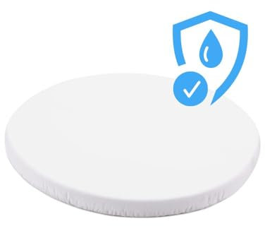 wasserdichte Spannbettlaken Baby für Waldin Oval 7in1 Babybett - 70% Baumwolle, 30% Polyester - Weiches Baby Bettwäsche zu einem kleinen Bett