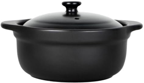KICHOUSE Casserole Céramique Avec Couvercle Faitout Pour Soupe Et Ragoût Pot De Cuisine Pratique Pour Maison Et Restaurant