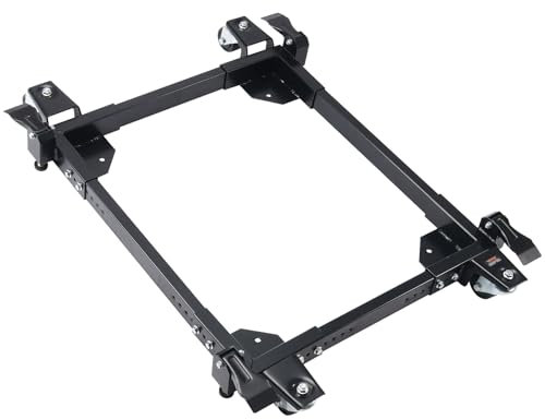 VEVOR Mobile Base, 1500 lbs Capacity, Adjustable from 20 x 24.5 to 28 x 33.5, Heavy Duty Universal Mobile Base Stand with 4 Swivel Wheels, for Woodworking Equipment, Bandsaw, Power Tool, Machine