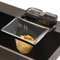 Kitchen Suction Cup Sink Strainer Holder With 50 Filter Mesh Bags - Hanging Corner Drain Rack Basket for Food Waste