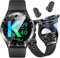Smart Watch con auricolari per uomo e donna, 1,39 pollici, fitness tracker Smartwatch per iPhone/Android, orologio fitness impermeabile 2 in 1 con auricolari wireless, monitoraggio della frequenza