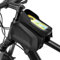 MYJDML Fahrrad Rahmentasche für Koga Adventure Beach Racer Colmaro Allroad Flyer, Wasserdicht Leichte Reißfest Fahrradtasche Mehrzweck Oberrohrtasche mit TPU Sensitivem Touchscreen