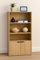 Oak 3-Shelf Bookcase – Freestanding Wooden Storage Unit 120 × 58 × 29 cm | Compact Bookshelf for Living Room Office Bedroom | Easy Assembly & Anti-Tip Kit