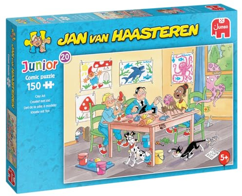 Jan van Haasteren Junior 20, Kreativ mit Knete, 150 Teile Puzzle für Kinder,