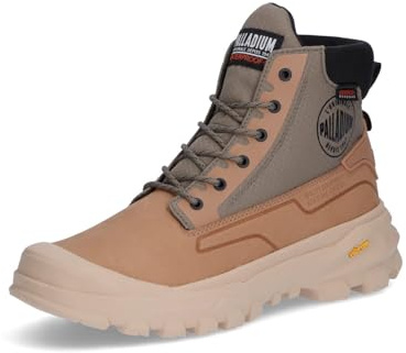 Palladium Men's Pallarider SC WP Boots, Dusky Green/Brown, 10 UK