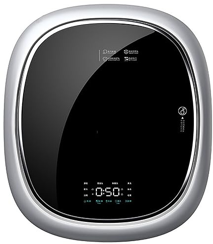 Mini rondella a parete: tamburo di carico frontale da 3 kg, completamente automatica e ad alta efficienza, bianco