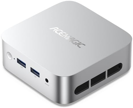 ACEMAGIC Mini PC M5, 16 GB DDR4 512 GB M.2 SSD Micro PC con W11 Pro | RJ45 | 4K HDMI + DP | WiFi 5 para hogar/oficina/escuela