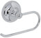 Croydex Flexi-Fix Grosvenor Toilet Roll Holder, Chrome Finish, Screw or Glue Easy Install Bathroom Accessories, Universal 'X' Plate, Drill Free Installation, All Fixings Included 11x17x7cm