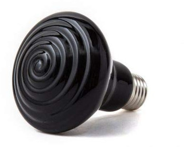 ReptiZoo Keramik-Wärmestrahler (Infrarot-schwarz) 250 Watt (DL290250B)