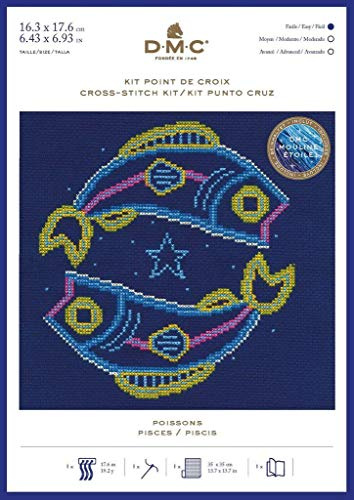 DMC Star Sign Cross Stitch Kit - Pisces (BK1861)