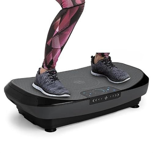 Klarfit Vibe 4DX Pro Vibrationsplatte grau schwarz
