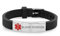 ForeverWill Männer Frauen Edelstahl Silikon Medical Alert Blood Thinner Awareness Armband Star of Life Medic Krankheit Typ Alarm Armband für Blutverdünner Patienten