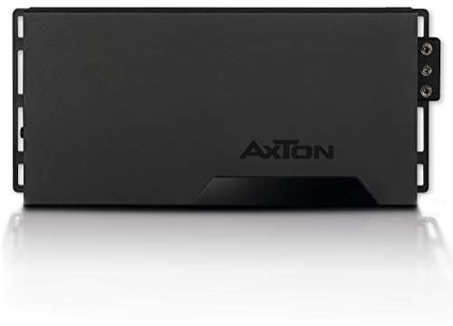 AXTON A401: Leistungsstarker 4-Kanal Verstärker fürs Auto, 4 x 100 Watt, Class-D Digital Endstufe mit High-Level Eingängen, geeignet für Fahrzeuge mit Start/Stopp Automatik