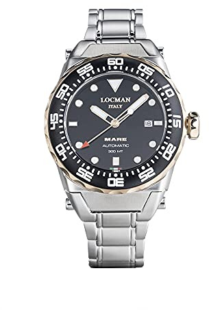 Locman Italy Herrenuhr Mare 300MT Automatik Bicolor Ref.0559