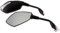 Spiegel universal RAVENNA mit LED-Blinker, schwarz, Paar, Motorrad, Roller, Quad