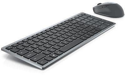 Dell Keyboard and Mouse KM7120W Wireless, 2,4 GHz, Bluetooth 5.0, Keyboard layout Russian, Titan Gray