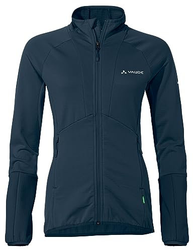 VAUDE Damen Women's Monviso Fleece Fz Jacket Ii, Dark Sea, 44 EU