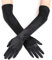 IRYNA 1Pair Long Black Satin Gloves for Women, Elbow Length Bridal Fancy Dress Wedding Evening Party Opera Gloves