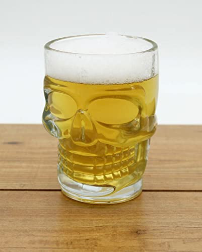 Horror-Shop Verre à Bière Tête De Mort 400ml