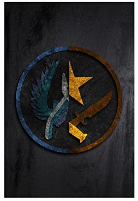 Cs Go Csgo Symbol Poster Leinwand Poster Schlafzimmer Dekor Sport Landschaft Büro Raum Dekor Geschenk Unframe Stil 50 x 75 cm