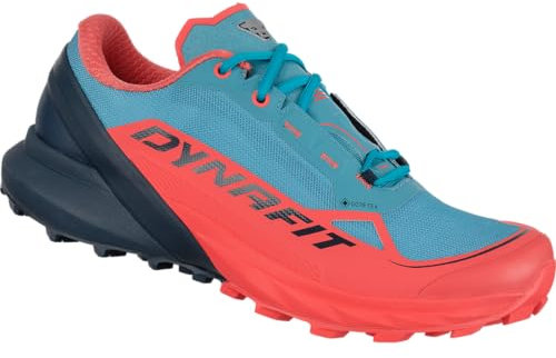 Dynafit Damen Ultra 50 GTX Traillaufschuhe, Brittany Blue Hot Coral, 37 EU