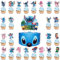 25PCS Cake Topper Kindergeburtstag, Cupcake Topper, Tortendeko Geburtstag Kinder, Torte Topper Kinder, Kuchen Deko Geburtstag, Happy Birthday Kuchendekoration für Kinder Party für Kinder Party.