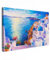 MuchoWow© Leinwände 90x60 cm Wall Decoration Bilder Schlafzimmer Deko Pictures Canvas Painting Wanddekoration Wohnzimmer Kunstdruck - Gemälde - Griechenland - Wasser - Ölfarbe