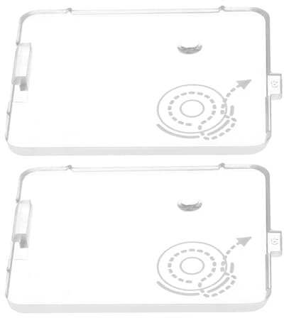 The Lord of the Tools 2 Pcs Bobbin Cover Slide Plate 416428301 Compatible with Singer 3321,3323,4411,4423,5511,511 Sewing Machine Needle Cover Plate(Transparent)