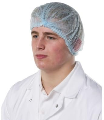 RS PRO Polypropylen Einweg Haarnetz, Rot Einheitsgröße, 100Stück Stück, Packung a 100 Stück