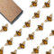 craspire Bienen-Holzstempel, 3/5,(5) cm, Hummelmuster, Kleine Mini-Holzstempel, Wiederverwendbar, Vintage-Druck, Für DIY-Bastelarbeiten, Karten, Scrapbooking, Journaling, Alben, Kartengestaltung