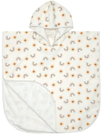 LÄSSIG Splash & Fun Beach Badeponcho mit UV-Schutz (Rainbow Nature), Poncho24
