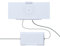 NovaKits Wall Mount Set for Starlink Gen 3 Router & Power, ABS Material, Self-tapping Screws, Cable Retention, Dual-band, 5 GHz, White