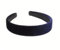 Generisch Haarreif, Samt-Optik, 2,5 cm, Marineblau