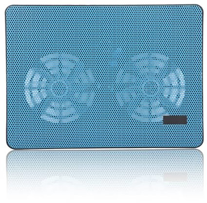 flexman Laptop Kühlpad, 2 Leise 15 Dezibel Fans Gaming Laptop Cooler Kühlpads, Cooling Pad Notebook Cooler Ständer Kühlpad Kühlmatte, Laptop Gaming Zubehör für bis zu 17 Zoll Laptop