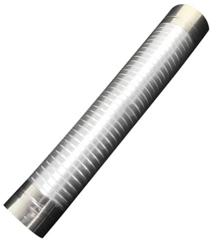 FUNOMOCYA Flexibles Ofenrohr aus Edelstahl Leicht und Verschleißfest Einfach zu Montieren für Kaminofen und Metallöfen Vielseitig Einsetzbar