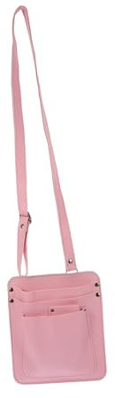 Mipcase Floral Kit Florist Tool Belt Gardening Tool Garden Tool Bags Garden Tool Belt Florist Tool Bag Hairdressing Tool Belt Gardening Organizer Bag Garden Tool Pouch Pink Leather
