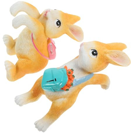 Alipis Flower Pot Hanger Ornament Resin Rabbit Decor Micro Landscape Decor Bonsai Decoration