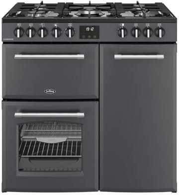Belling Farmhouse 90cm Dual Fuel Range Cooker - Anthracite