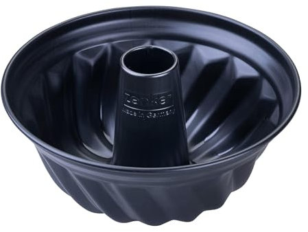 Zenker Gugelhupfform Perfect Black Ø 25 cm – Hochwertige Backform mit zweifacher Antihaftbeschichtung, Hitzebeständigkeit +230 °C Made in Germany