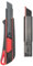 Würth 2K Cuttermesser 18mm inkl. 3 + 10 Abbrechklingen extrem scharf schwarz 071566295 Teppichmesser Universalmesser Papiermesser