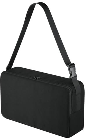 zwxqe Sac de transport pour pupitre de musique, sac à bandoulière pour pupitre de musique, sac étanche pour accessoires d'instruments, grande capacité (noir) pour musiciens et interprètes, Attribut