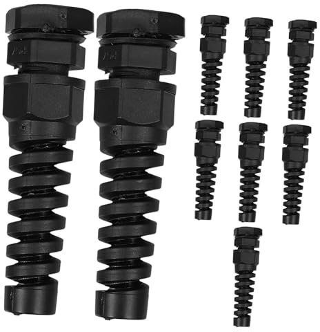 Veemoon 10stücke Kabelverschraubungen Nylon Zugentlastung Gelenke Für Outdoor Und Industrielle Nutzung Kunststoff Elastische Kabel Anschlüsse