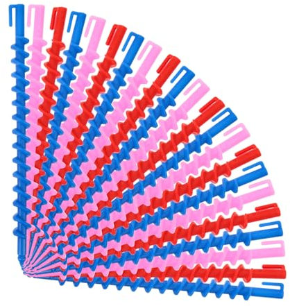 OATIPHO Spiral Dauerwellenwickler 20 Stück Klein Spiral Haarwickler Für Damen Und Langes Sowie Kurzes Haar Bruchfester Kunststoff Vielseitiges Lockenstyling Für Salon Und Zuhause