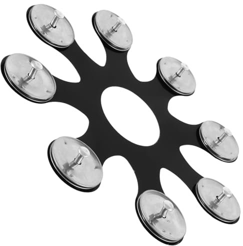HANABASS Hihat avec Tambourin pour Batterie Accessoire de Percussion Polyvalent Améliorez Vos Compétences Musicales