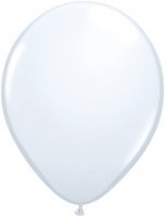 Unbekannt 50 Mini Basis Ballons weiß, ca. 13 cm