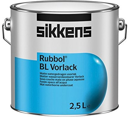 Sikkens Base 05 Rubbol BL Vorlack Weiß Matt 2,5 Liter [dose leicht bekleckert ]