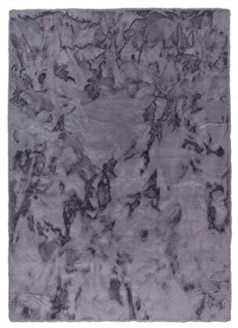 Schöner Wohnen Neu Soft Shaggy Teppich Tender - Farben: Weiß, Silber, Grau, Anthrazit, Caramel | Ultra weicher Flauschteppich | bei 30° waschbar, Farbe:Anthrazit, Größe:120 x 180 cm